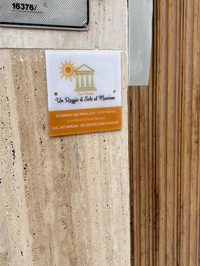 Un Raggio Di Sole Al Massimo Apartman Palermo Kültér fotó